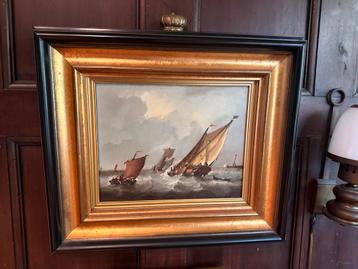 Schilderij: Zeilschepen op zee beschikbaar voor biedingen