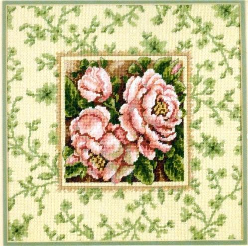 borduurpakket ROSES on Toile needlepoint dimensions marti, Hobby en Vrije tijd, Borduren en Borduurmachines, Nieuw, Borduurpakket