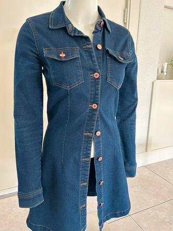 Lange jeans blouse mt 36 beschikbaar voor biedingen