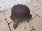 Ww2 wo2 Duitse Helm gebruikt als schep, Verzamelen, Ophalen of Verzenden, Landmacht, Duitsland, Helm of Baret