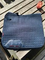 Lemieux suede full dressuur donkerblauw, Dieren en Toebehoren, Ophalen of Verzenden, Zo goed als nieuw