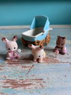Sylvanian Families kinderwagen + konijntje, Ophalen of Verzenden, Gebruikt, Toebehoren