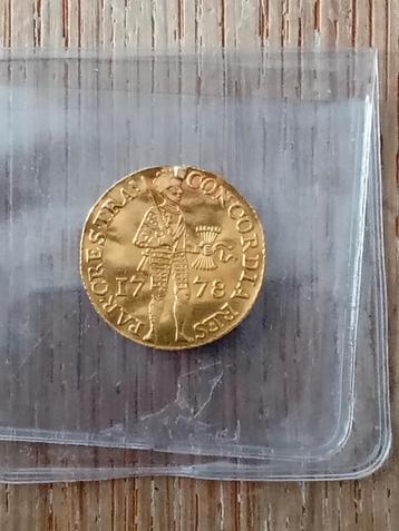 Gouden dukaat 1778 Utrecht / vrij zeldzaam beschikbaar voor biedingen