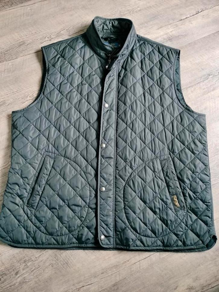 Ralph Lauren gewatteerde gilet heren, Kleding | Heren, Grote Maten, Zo goed als nieuw, Jas of Mantel, Zwart, Ophalen of Verzenden