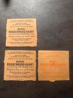 Originele Rijks-Roggebrood-kaarten 1916 Oorlogsrantsoen, Verzamelen, Ophalen of Verzenden, Overige soorten, Nederland, Overige typen