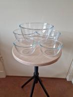 5 mooie glazen schalen, Ophalen of Verzenden, Zo goed als nieuw