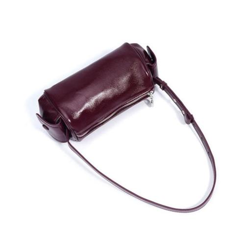Elie Mini Barrel tas met zakken, Sieraden, Tassen en Uiterlijk, Tassen | Schoudertassen, Nieuw, Overige merken, Rood, Leer, Verzenden