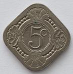 5 Cent 1936, Verzenden, Koningin Wilhelmina, 5 cent, Losse munt
