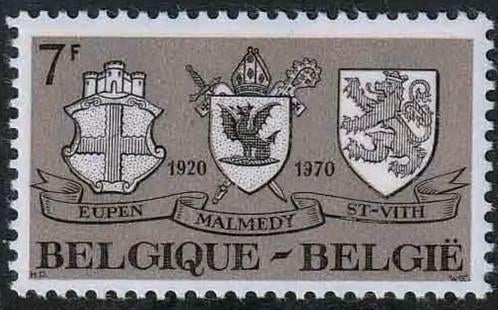 België 1970 - OBP 1566 - Aansluiting  Duitstalige kantons, Postzegels en Munten, Frankeerzegel, Ophalen of Verzenden, Postfris