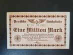 Duitsland Reichsbahn pick S1011(1) 1923 zf+, Postzegels en Munten, Bankbiljetten | Europa | Niet-Eurobiljetten, Ophalen of Verzenden