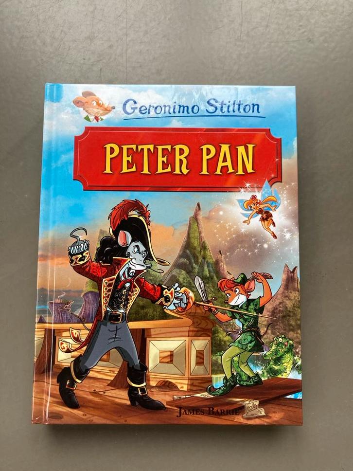 Geronimo Stilton - Peter Pan, Boeken, Kinderboeken | Jeugd | onder 10 jaar, Zo goed als nieuw, Sprookjes, Ophalen of Verzenden