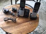 Telefoons draadloos, Telecommunicatie, Vaste telefoons | Handsets en Draadloos, Ophalen, Gebruikt, 2 handsets