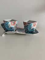 Gaudi Barcelona koffiesetje melk en suiker porselein, Antiek en Kunst, Ophalen of Verzenden