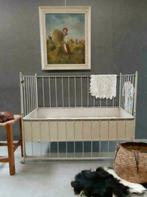 Vintage kinderledikant, spijlen bedje, Frans ledikantje, Ophalen, Gebruikt, Vintage, Ledikant