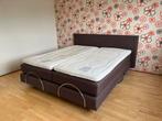 Auping Dublin Maximus Boxspring 180x200, Ophalen, Bruin, Tweepersoons, 180 cm