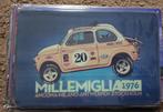 fiat 500 metalen bord plaat millemiglia 1976, Huis en Inrichting, Ophalen of Verzenden, Nieuw