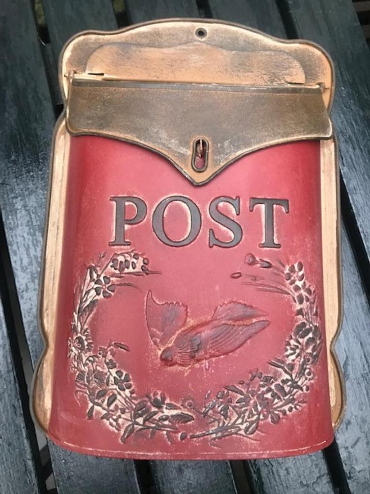 mooie blikken postbus/ brievenbus, Antiek en Kunst, Curiosa en Brocante, Ophalen of Verzenden