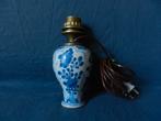 Schemerlamp met Chinese blauwwitte vaas Kangxi 1700-25 h. 27, Ophalen of Verzenden