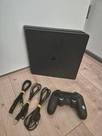 Playstation 4 Slim Zwart / 1TB / Controller / Kabels, Spelcomputers en Games, Spelcomputers | Sony PlayStation 4, Ophalen of Verzenden