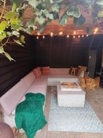 Steigerhouten loungeset, Ophalen, Gebruikt, Steigerhout, Hocker