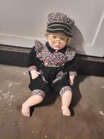 Vintage Pop met Bril en Hoed, Verzamelen, Poppen, Ophalen of Verzenden, Gebruikt, Pop