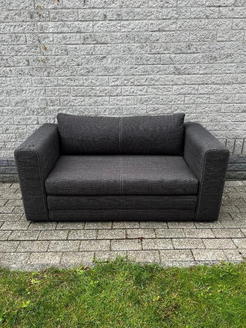 IKEA ASKEBY Slaapbank, Huis en Inrichting, Slaapkamer | Slaapbanken, Gebruikt, Tweepersoons, Grijs, Ophalen