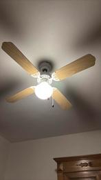 Ventilator aan het plafond met lamp, Ophalen, Gebruikt, Plafondventilator