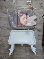 Hauck New born bouncer 2-1 (wipstoeltje) en tray, Ophalen, Zo goed als nieuw, Meegroeistoel, Stoelverkleiner