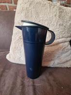 Tupperware sapkan, waterkan. 1 Liter., Ophalen of Verzenden, Zo goed als nieuw, Blauw, Beker of Kan