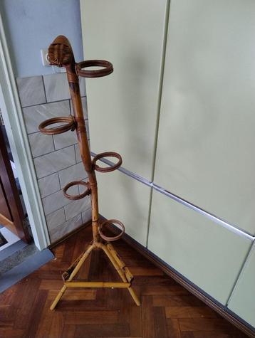vintage plantenbak bamboe beschikbaar voor biedingen