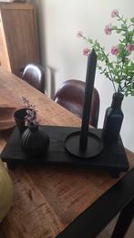 Zwart Houten Decoratie Set, Ophalen, Zo goed als nieuw