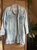 Lang spijkerjasje met distressed details - IVIVI, Blauw, Ophalen of Verzenden, Zo goed als nieuw, Jasje