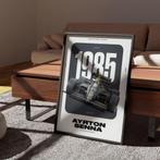 Uniek XXL Glasschilderij | F1 - Senna 1985 Lotus - 6 sizes, Oorspronkelijke maker, Verzenden, Nieuw, 125 cm of meer