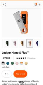 nano ledger s plus, Ophalen, Zo goed als nieuw