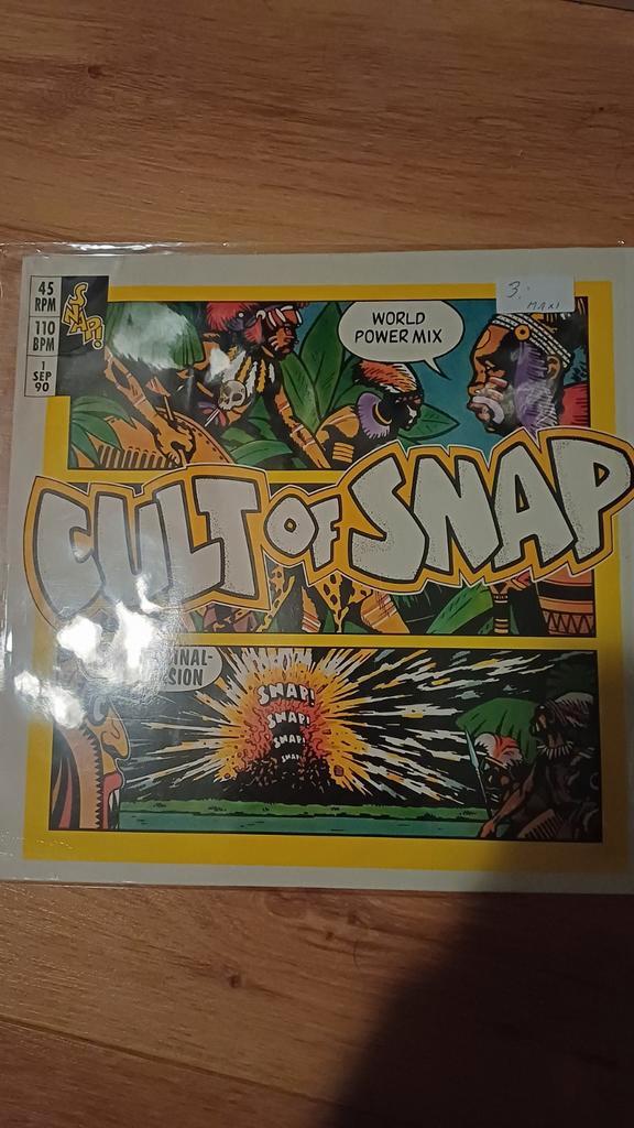 Lp snap - cult of snap maxi single | bieden, Cd's en Dvd's, Vinyl Singles, Gebruikt, Maxi-single, 12 inch, Ophalen of Verzenden