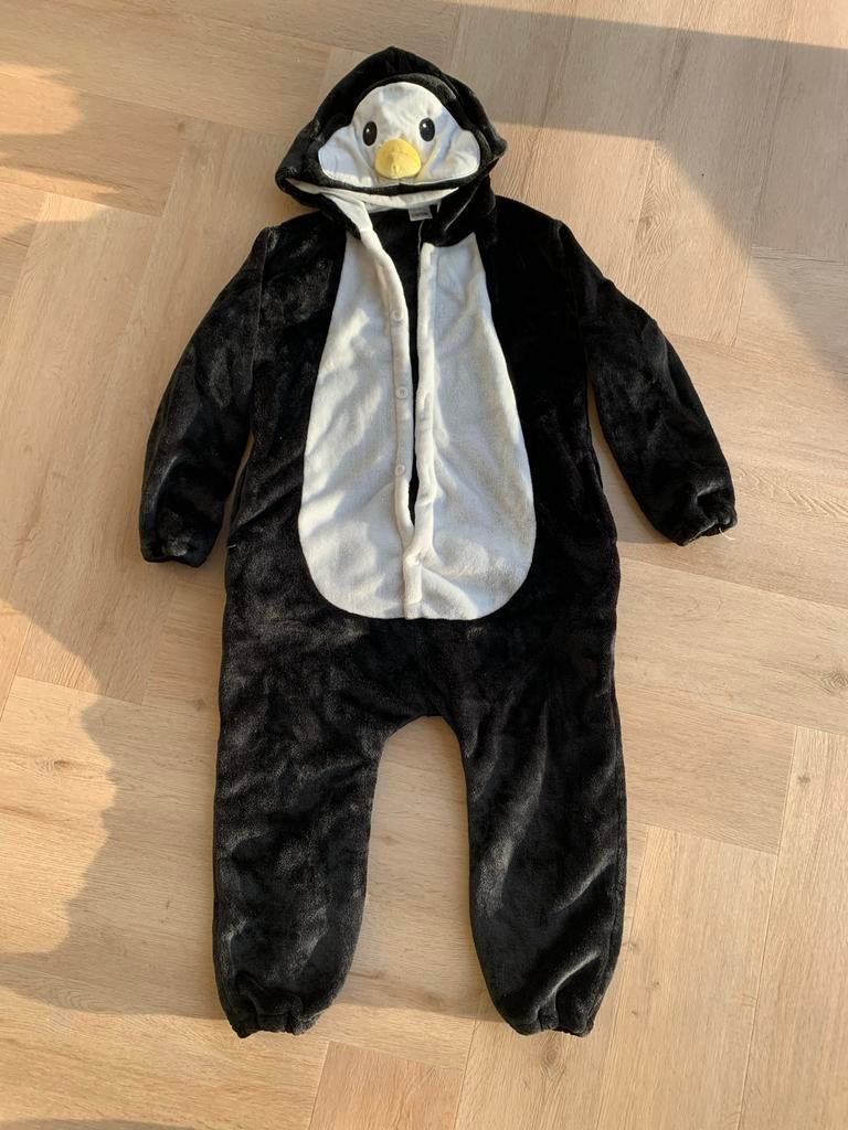 Pinguïn Carnavalspak - 5/6/7 jaar, Ophalen, Zo goed als nieuw, 122 t/m 128, Jongen of Meisje
