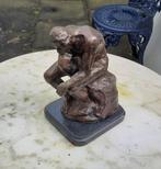 Bronzen beeld  Rodin de Denker, Antiek en Kunst, Ophalen