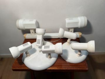 Set van Vintage plafond lampen ( spots)jaren 1970 - vintage beschikbaar voor biedingen