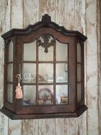 Antiek Wandkastje met Glas. Als nieuw., Antiek en Kunst, Ophalen of Verzenden