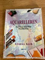 Aquarelleren - Stap-voor-Stap Handleiding, Boeken, Ophalen of Verzenden, Gelezen, Tekenen en Schilderen