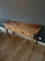 Antieke sidetable, Ophalen, Gebruikt, 100 tot 150 cm, Eikenhout