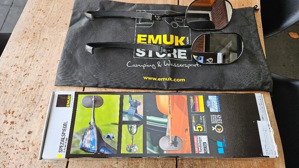 EMUK caravan spiegels VW Tiguan, Ophalen of Verzenden, Zo goed als nieuw