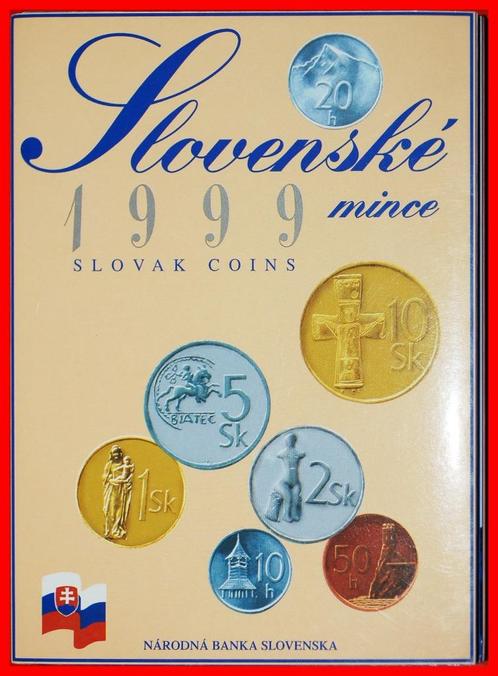 Ⰶ RARITY: SLOVAKIA SET 7 COINS + MEDAL 1999 JUST PUBLISHED!, Postzegels en Munten, Munten | Europa | Niet-Euromunten, Setje, Overige landen