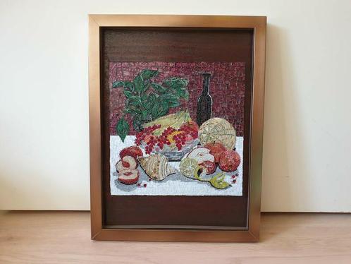 Still Life with Melon, Origineel Glaskunstwerk, 2024, Huis en Inrichting, Woonaccessoires | Schilderijen, Tekeningen en Foto's