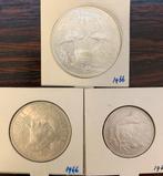 Bahamas 3x zilver 50 ct 1 & 2 Dollar 1966 netto ruim 50 gr, Postzegels en Munten, Munten | Amerika, Ophalen of Verzenden, Noord-Amerika