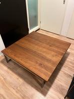 Bert Plantagie Salontafel - Massief Walnoot Design, Huis en Inrichting, Ophalen, Vierkant, Zo goed als nieuw, Minder dan 50 cm