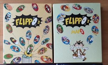 Flippo map 1 en 2 compleet + alle varianten + 1000 dubbele beschikbaar voor biedingen