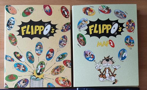 Flippo map 1 en 2 compleet + alle varianten + 1000 dubbele, Verzamelen, Flippo's, Verzameling, Adventure, Cheetos 24 Game, Chester Cheetos