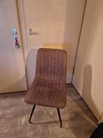 4 taupe kleurige eetkamerstoelen, Huis en Inrichting, Stoelen, Ophalen, Overige kleuren, Zo goed als nieuw, Vier