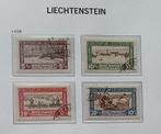 Liechtenstein Mi-nrs 78 - 81, Ophalen of Verzenden, Gestempeld